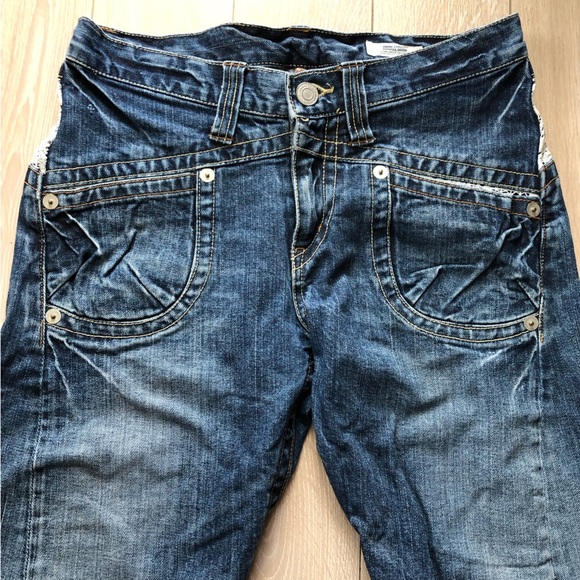 Double Name Y2K Japanese Brand Lace Detailed Jeans Women’s Size 2 - Picture 7 of 12